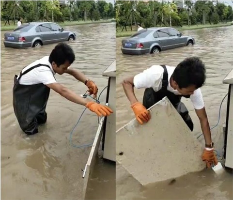 風(fēng)雨中的堅(jiān)守，只為道路暢通—湘江智慧暴雨中奮力搶修